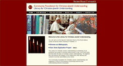 Desktop Screenshot of christianjewishlibrary.org