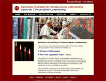 Tablet Screenshot of christianjewishlibrary.org